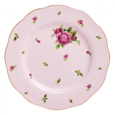 Royal Albert New Country Roses Pink Vintage Plate 20cm - Set of 6