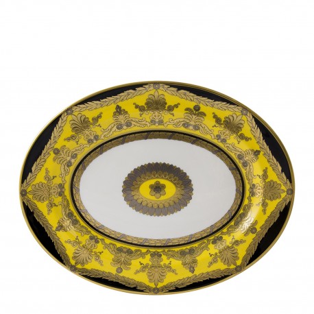 Royal Crown Derby Amber Palace Oval Dish Small 34.5cm