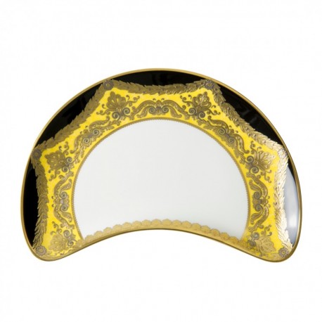 Royal Crown Derby Amber Palace Salad Plate Crescent