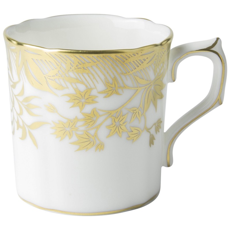 Royal Crown Derby Arboretum Gold Coffee Cup