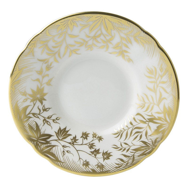 Royal Crown Derby Arboretum Gold Coffee Saucer