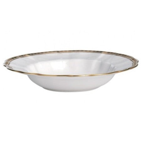 Royal Crown Derby Carlton Gold Rim Soup Plate 21.5cm
