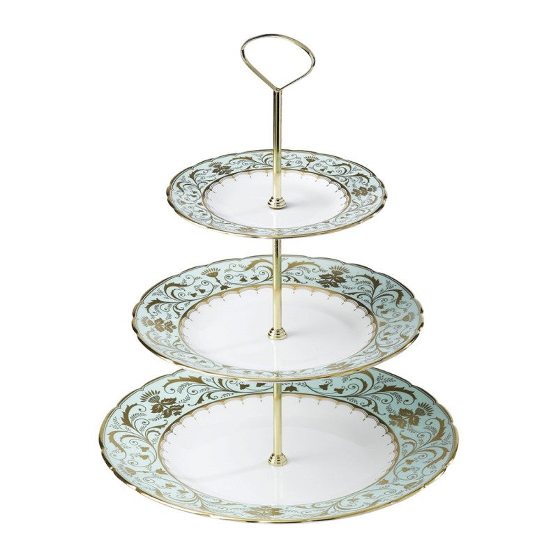 Royal Crown Derby Darley Abbey Cake Stand 3 Tier