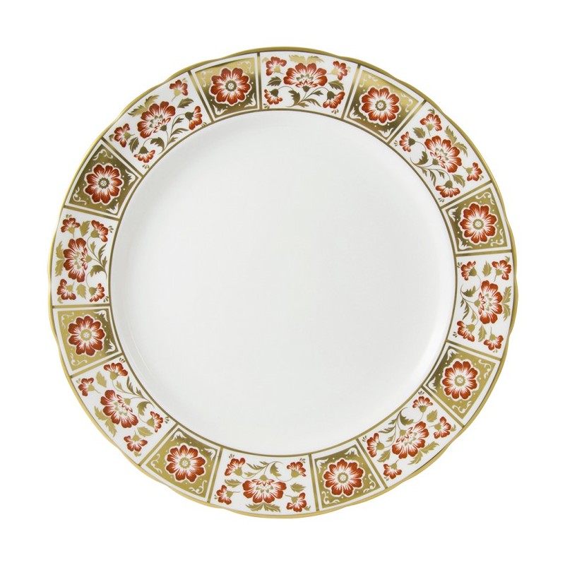 Royal Crown Derby Derby Panel Red Service Plate 30cm