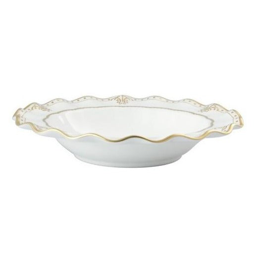 Royal Crown Derby Elizabeth Gold Rim Soup 21cm