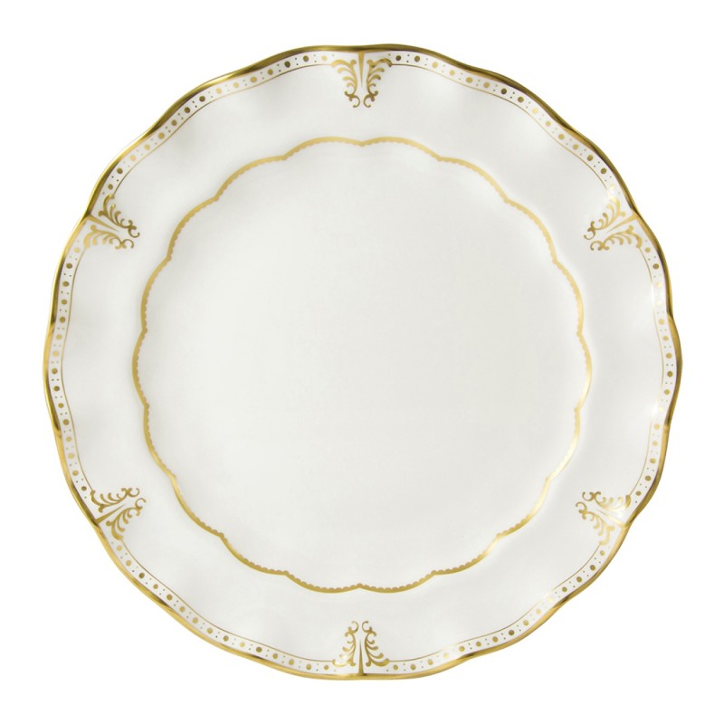 Royal Crown Derby Elizabeth Gold Service Plate 30cm
