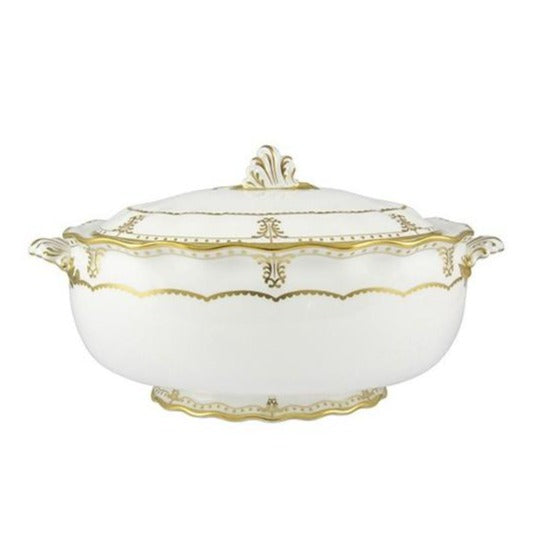 Royal Crown Derby Elizabeth Gold Soup Tureen and Cover