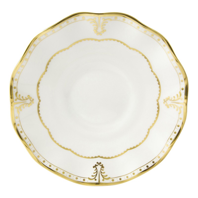 Royal Crown Derby Elizabeth Gold Tea Saucer