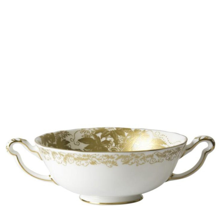 Royal Crown Derby Gold Aves Cream Soup Cup