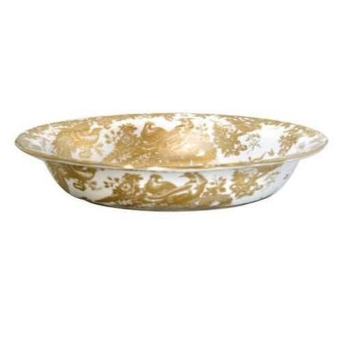 Royal Crown Derby Gold Aves Open Vegetable Dish
