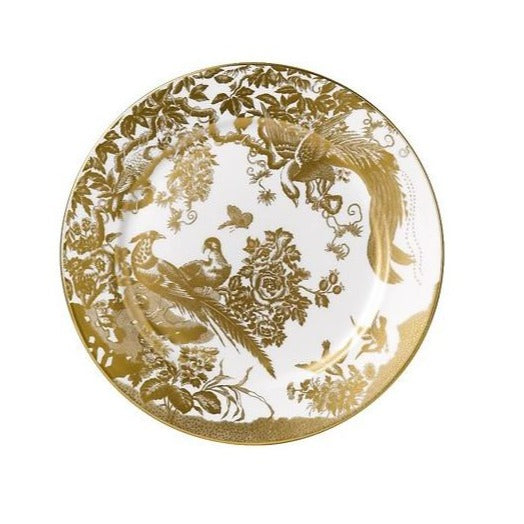 Royal Crown Derby Gold Aves Plate 21cm