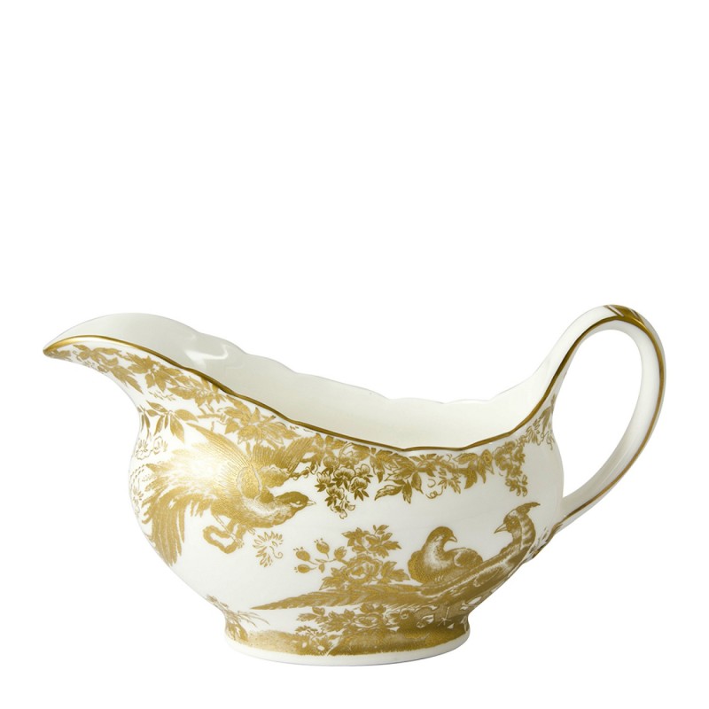 Royal Crown Derby Gold Aves Sauce Boat