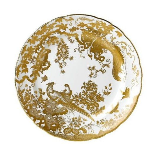 Royal Crown Derby Gold Aves Service Plate 30.5cm