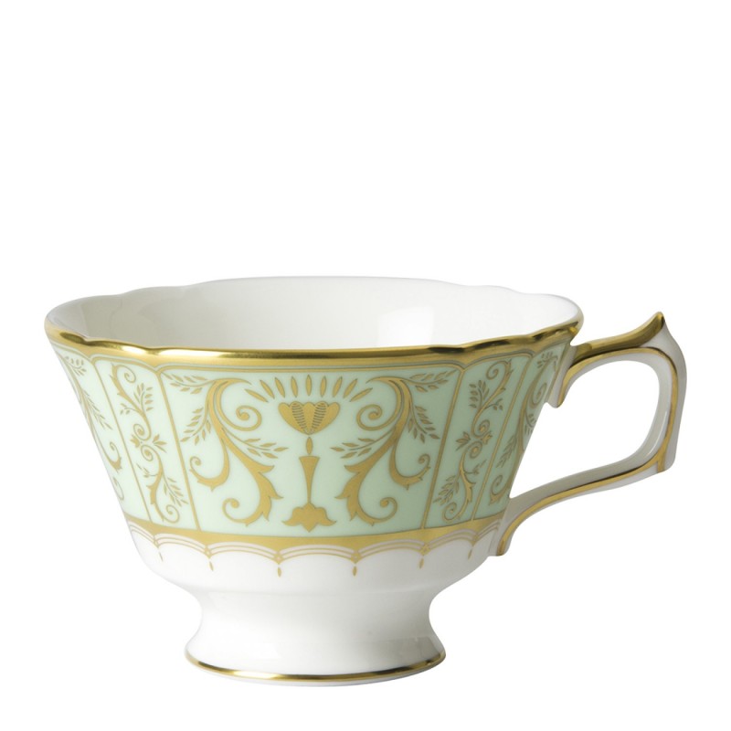 Royal Crown Derby Harlequin Darley Abbey Green Teacup