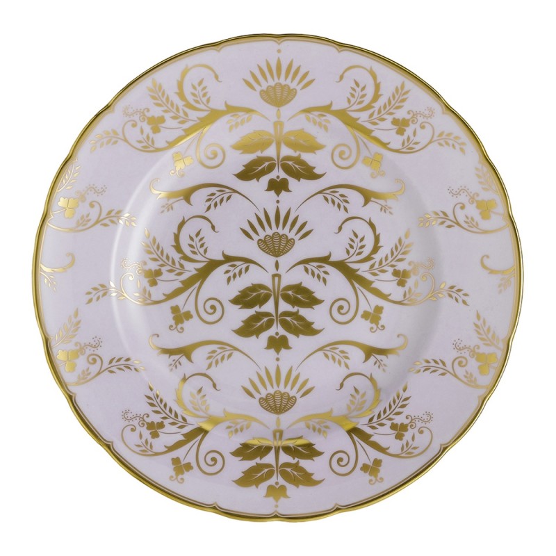 Royal Crown Derby Harlequin Lavender Plate 21cm
