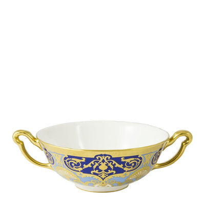 Royal Crown Derby Heritage Cobalt and Dark Blue Cream Soup Cup