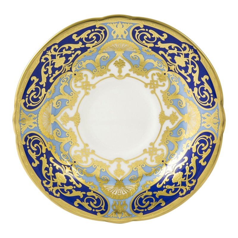 Royal Crown Derby Heritage Cobalt and Dark Blue Tea Saucer