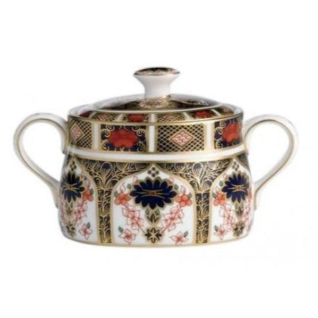 Royal Crown Derby Old Imari Covered Sugar Box