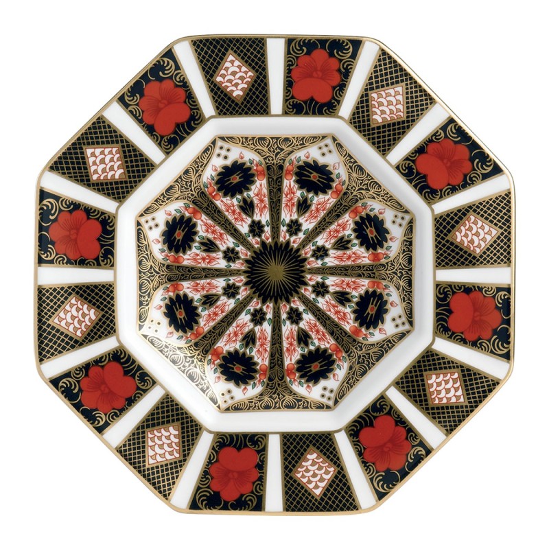 Royal Crown Derby Old Imari Octagonal Plate 23.5cm