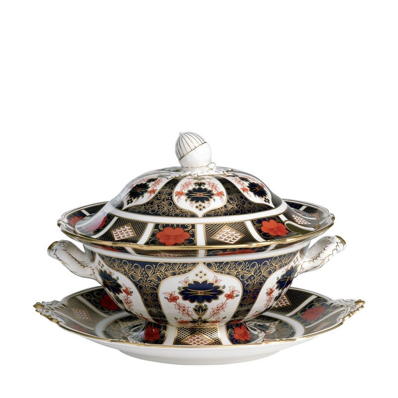 Royal Crown Derby Old Imari  Soup Tureen Stand