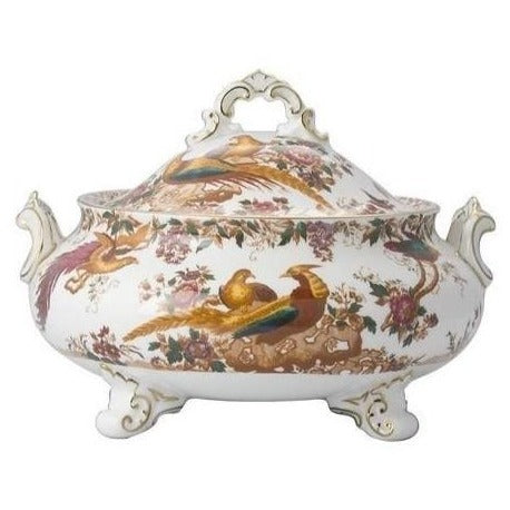 Royal Crown Derby Olde Avesbury Covered Vegetable Dish