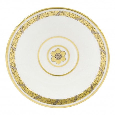 Royal Crown Derby Pearl Palace Tea Saucer