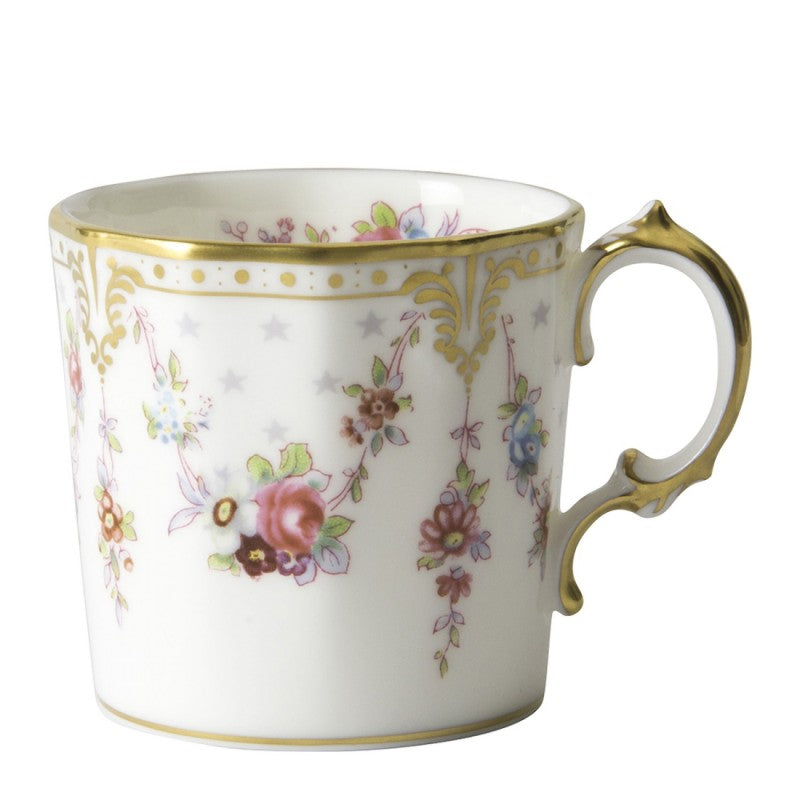 Royal Crown Derby Royal Antoinette Coffee Cup