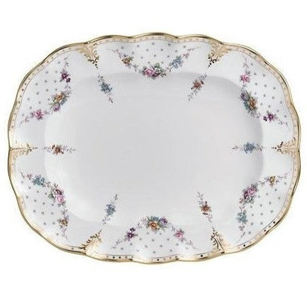 Royal Crown Derby Royal Antoinette Oval Dish 41.75cm