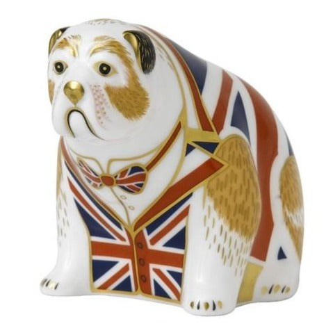 Royal Crown Derby - Union Jack Bulldog
