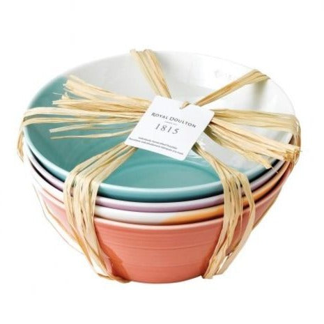 Royal Doulton 1815 Brights Noodle Bowl 21cm Set of 4