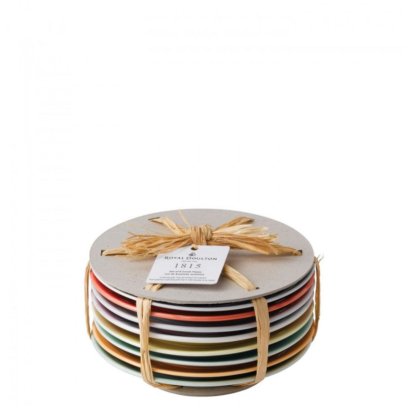 Royal Doulton 1815 Brights Tapas Plate 16cm Set of 8