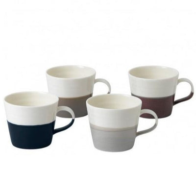 Royal Doulton Coffee Studio Mug Small 265ml Mixed set of 4