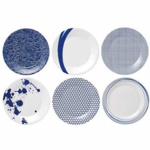 Royal Doulton Pacific Blue Plate 23cm Set of 6