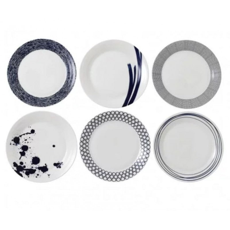 Royal Doulton Pacific Blue Plate 28cm Set of 6