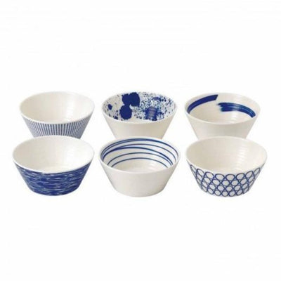 Royal Doulton Pacific Blue Set of 6 Bowls 11cm