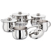 Stellar 1000 - 5 Piece Deep Saucepan Set: S1F4B