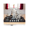 Stellar 7000 - Draining Lid 5 Piece Saucepan Set: S7C1D