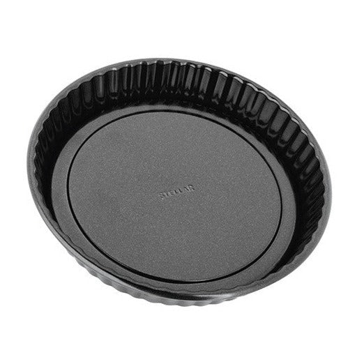 Stellar Bakeware 8"/20cm Fluted Flan Tin Loose Base: SB79