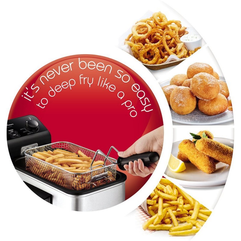 Tefal FR333040 Stainless Steel Easy Pro Deep Fryer 3 Litre