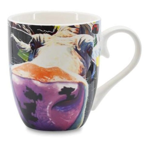 Tipperary Crystal Eoin O'Connor Cows - Gridlock Mug