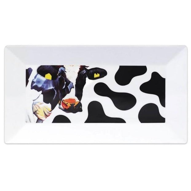 Tipperary Crystal Eoin O'Connor Cows - Serving Platter