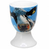 Tipperary Crystal Eoin O'Connor Cows - Set of 4 Egg Cup and Spoons