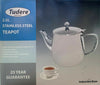 Tudere Stainless Steel Induction Friendly Teapot - 2.0 Litre