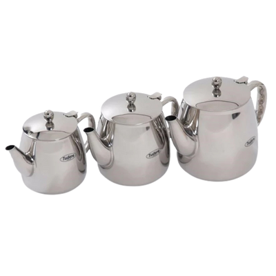 Tudere Stainless Steel Induction Friendly Teapot - 2.0 Litre