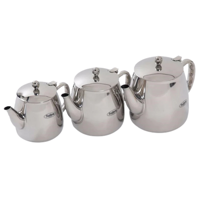 Tudere Stainless Steel Induction Friendly Teapot - 0.7 Litre
