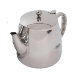 Tudere Stainless Steel Induction Friendly Teapot - 2.0 Litre