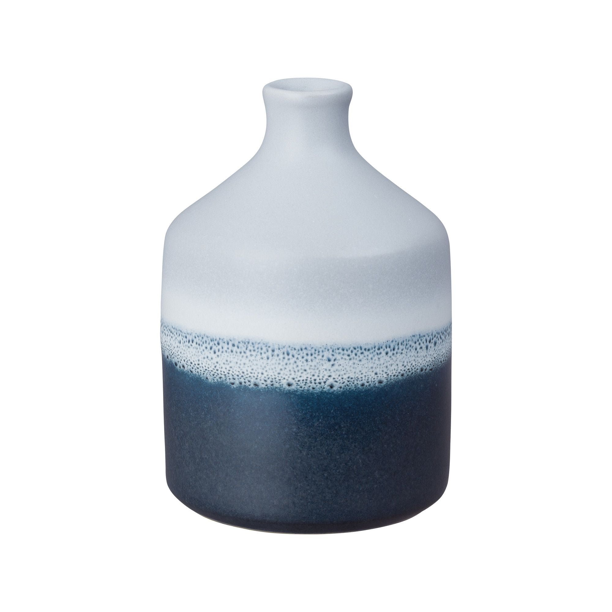 Denby Mineral Blue Small Bottle Vase