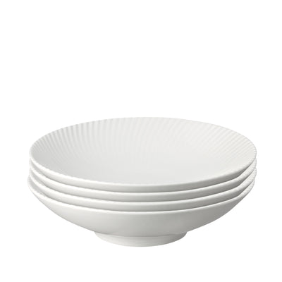 Denby Porcelain Arc White Pasta Bowl Set of 4