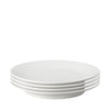 Denby Porcelain Arc White Medium Plate Set of 4