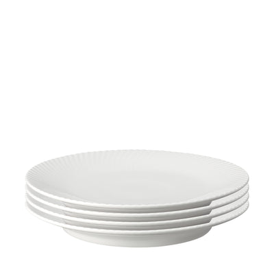 Denby Porcelain Arc White Medium Plate Set of 4